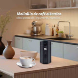 Grunkel Molinillo Electrico Con Visor Transparente Y Cuchilla