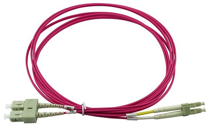 Blueoptics Sfp3132fu1mk Cable De Fibra Optica 1 M Lc Sc Om4 Rojo