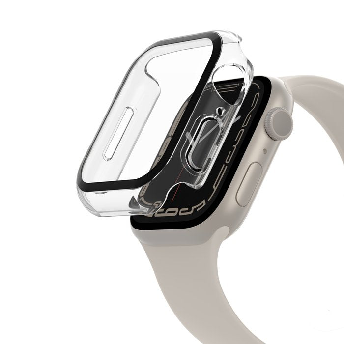 Belkin Tempered Glass Bumper Apple Watch 8/7/Se/6/5/4 Clear