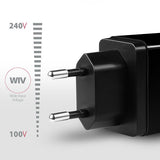 Axagon Acu-Ds16, Cargador De Red Smart, 2x Salidas Usb 5v / 2.2a + 5v / 1a, 16w
