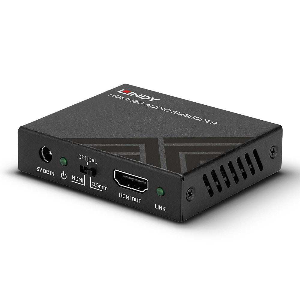 EAN 4002888382038 - Lindy 38203 convertidor de audio Negro imagen 5
