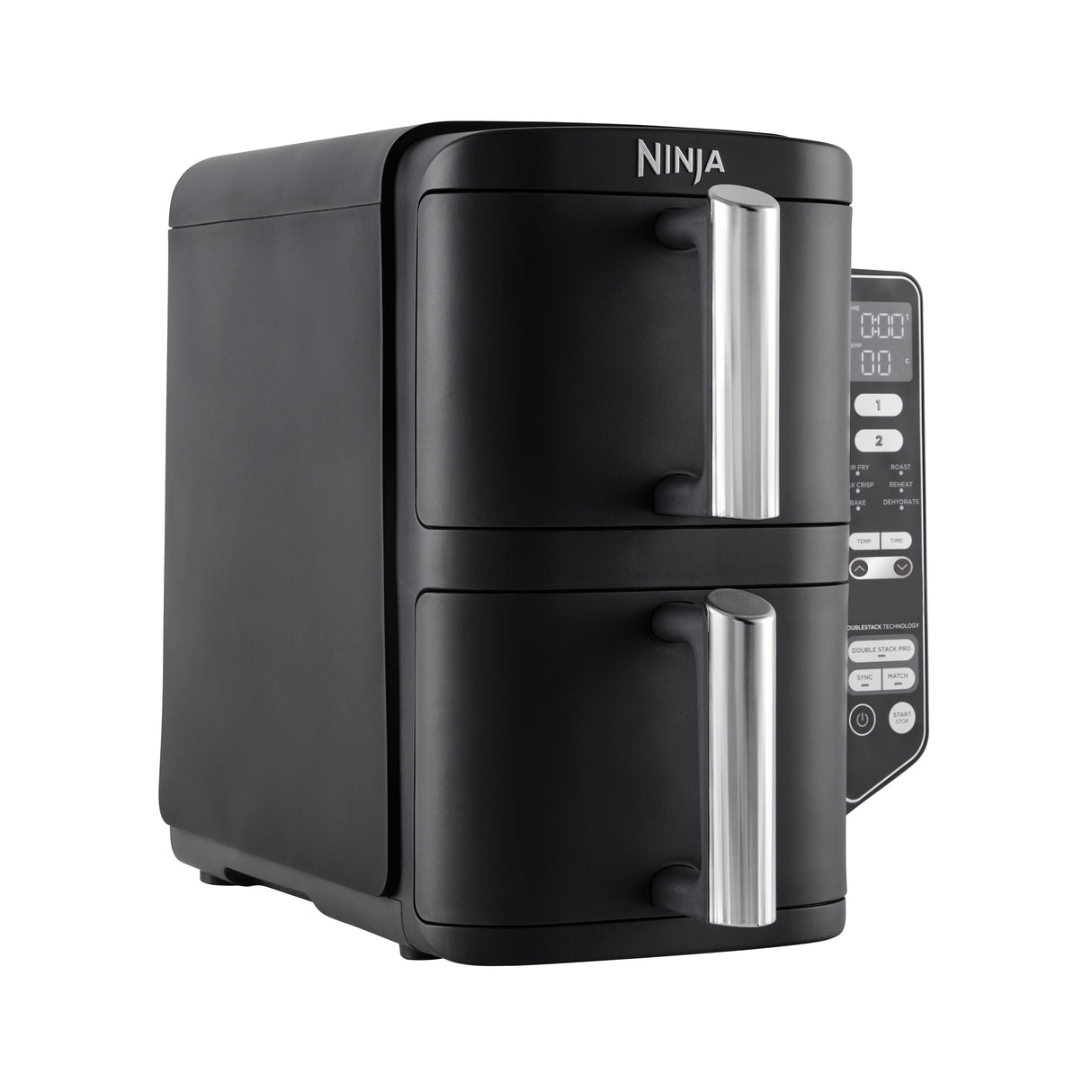 Freidora  Ninja Sl300eu Doble 7,6 L Independiente 2470 W Freidora Baja En Grasa Negro