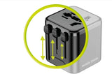 Mobile Origin Travel Adapter Pw30 Eu/Uk/Us/Aus, Black