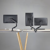 Aisens Soporte De Mesa Eco Contrapeso Giratorio E Inclinable Para Monitor/Tv 8kg (3 Pivotes - 2 Brazos) De 17-32 -