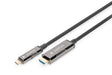 EAN 4016032482604 - Digitus AK-330150-200-S adaptador de cable de vídeo 20 m USB Tipo C Negro imagen 1