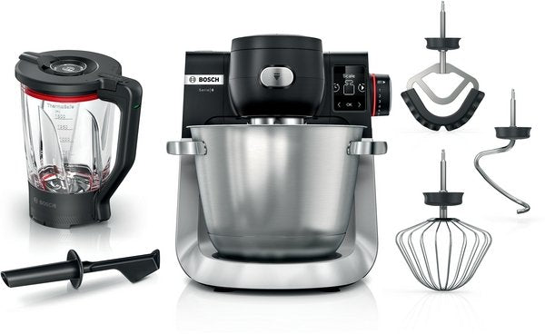 EAN 4242005424696 - Bosch Serie 6 MUMS6ZS17 robot de cocina 1600 W 5,5 L Negro, Acero inoxidable imagen 12