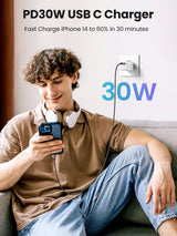 EAN 6941876213269 - Ugreen Nexode Mini 30W PD GaN Tech Charger White Auriculares, Teléfono móvil, Ratón, Batería portátil, Ta imagen 5