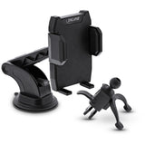 Inline Smartphone Windshield Soporte Coche Con Ventosa Para Rejilla De Ventilación, One Click Easy Ii, Universal