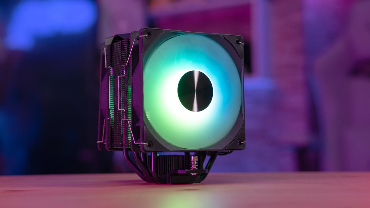 Ventilador Procesador Aerocool Rime 4 Dual Rgb (Negro)