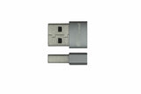 EAN 4014619881796 - Kabelmeister USB-AD203-3 cambiador de género para cable USB-A USB-C Gris imagen 3