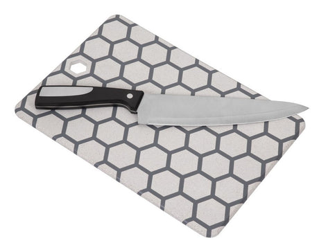 EAN 4260403577660 - Resto Kitchenware 95402 tabla de cocina para cortar Rectangular Plástico Gris, Blanco imagen 6