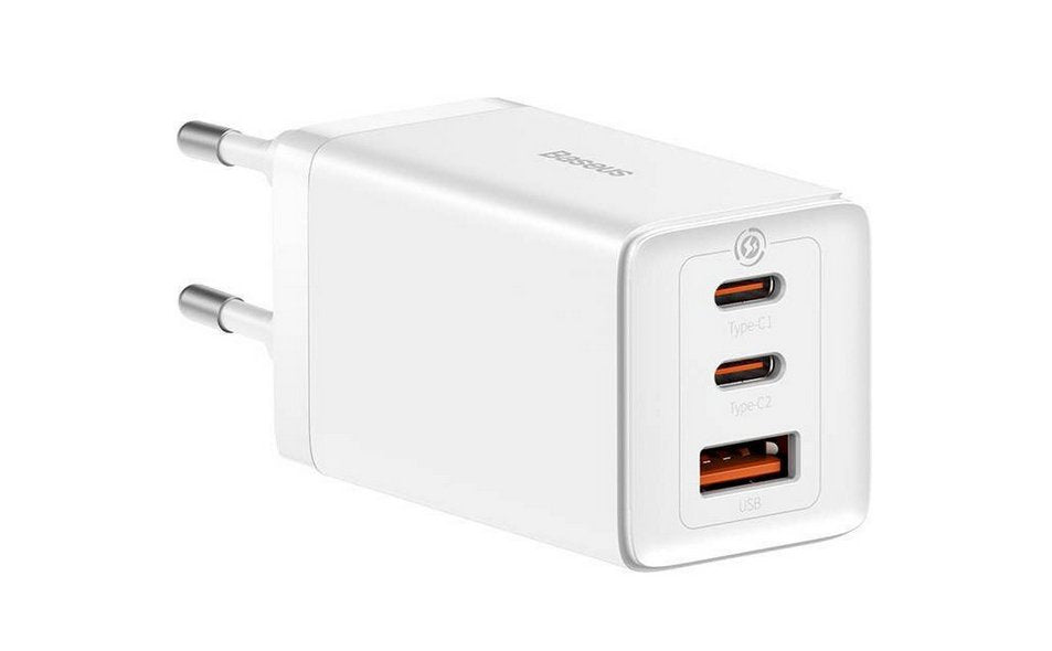 Baseus Gan5 Pro 2xusb-C + Usb, 65w (Biala)