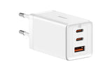 Baseus Gan5 Pro 2xusb-C + Usb, 65w (Biala)