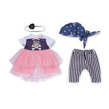 Zapf Creation Baby Born® Conjunto Niña Pirata 43cm, Accesorios Para Muñecas 839737