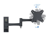 Tooq Soporte De Pared Con Brazo Articulado Para Tv De 13"-27" - Giratorio E Inclinable - Gestion De Cables - Peso Max