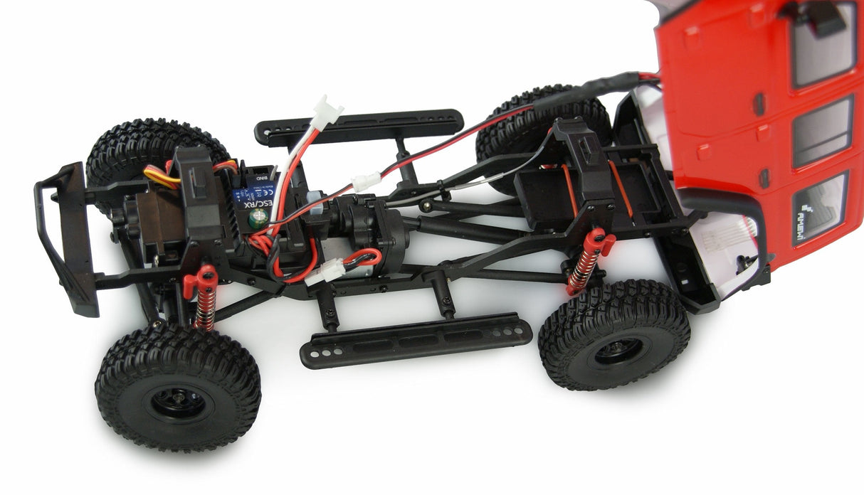 Amewi Rc Auto Amxrock Am18 Kratos Rojo Lipo Akku 600mah/14+