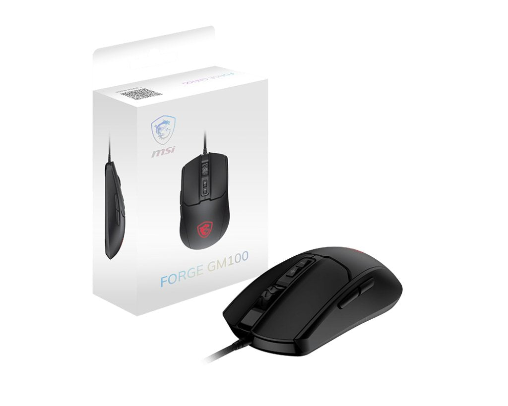EAN 4711377176873 - MSI FORGE GM100 ratón Juego Ambidextro USB tipo A Óptico 6400 DPI imagen 5