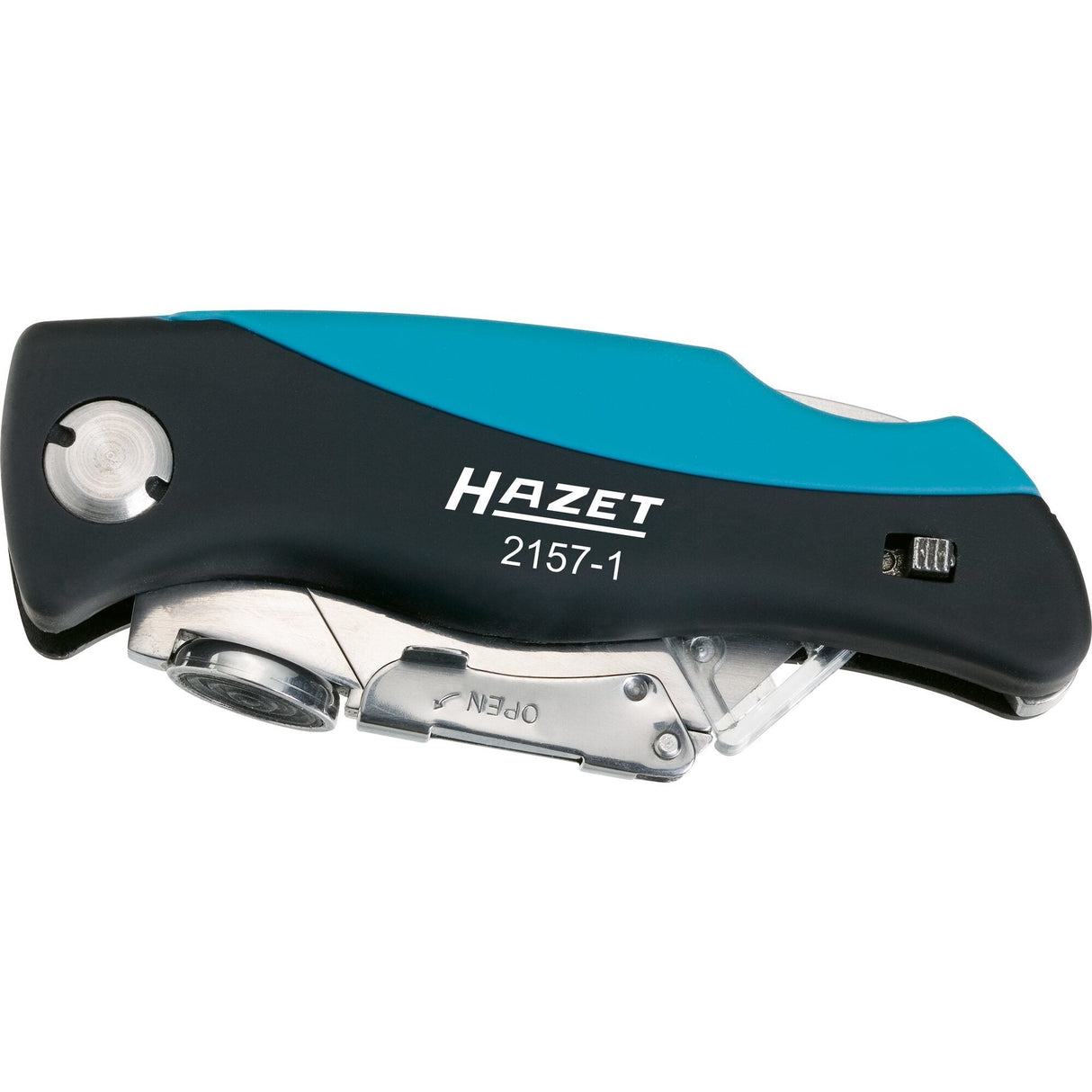 Navaja Hazet 2157-1 (Negro/Azul, Mango Cómodo De Abs Resistente A Golpes) 2157-1 2157-1