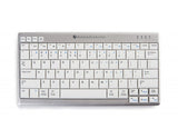 Bakkerelkhuizen Ultraboard 950 Wireless Teclado Rf Inalámbrico Qwerty Inglés De Ee. Uu. Gris, Blanco
