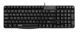 Teclado Rapoo Usb N2400 Portugues Resistente A Salpicaduras Membrana Sellada
