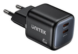 EAN 4894160060280 - UNITEK P1129ABK01-EU cargador de dispositivo móvil Universal Negro Corriente alterna Carga rápida Interio imagen 2