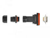 Delock D-Sub De 9 Pines Macho Con Carcasa Ip67 Resistente Al Agua