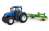 Amewi Rc Traktor Mit Kreiselschwader Liion 500mah Azul/6+