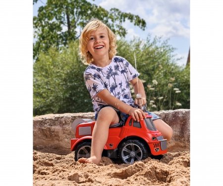 Big Power Worker Maxi Correpasillos Camion De Bomberos