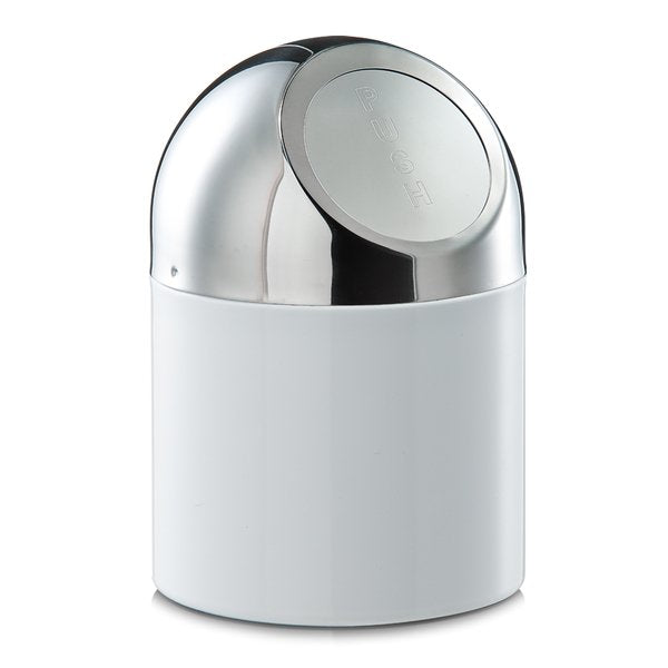 Zeller Tischmülleimer 1,2 L Blanco