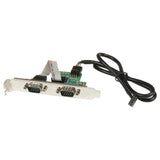 Startech.Com Adaptador Bracket De Placa Base Interna Usb A 2 Puertos Serie - Db9 Rs232