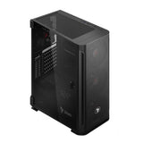 Caja Pc Savio Shadow X2 De Malla/Cristal Para Ordenador Negro
