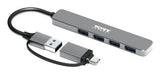 EAN 3567049001612 - Port Designs 900161 hub de interfaz USB 2.0 Type-A 5000 Mbit/s Plata imagen 2