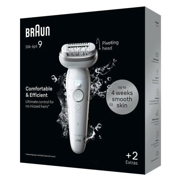 EAN 7500435225328 - Braun Silk-épil 9 BR2-225328 depiladora 40 pinzas Gris, Blanco imagen 2