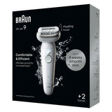 EAN 7500435225328 - Braun Silk-épil 9 BR2-225328 depiladora 40 pinzas Gris, Blanco imagen 2