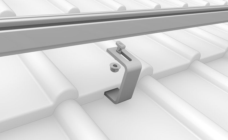 K2 1000001 Dachhaken F.Pfannenziegel Grundplatte:150x60x5mm Ausleger:30x6