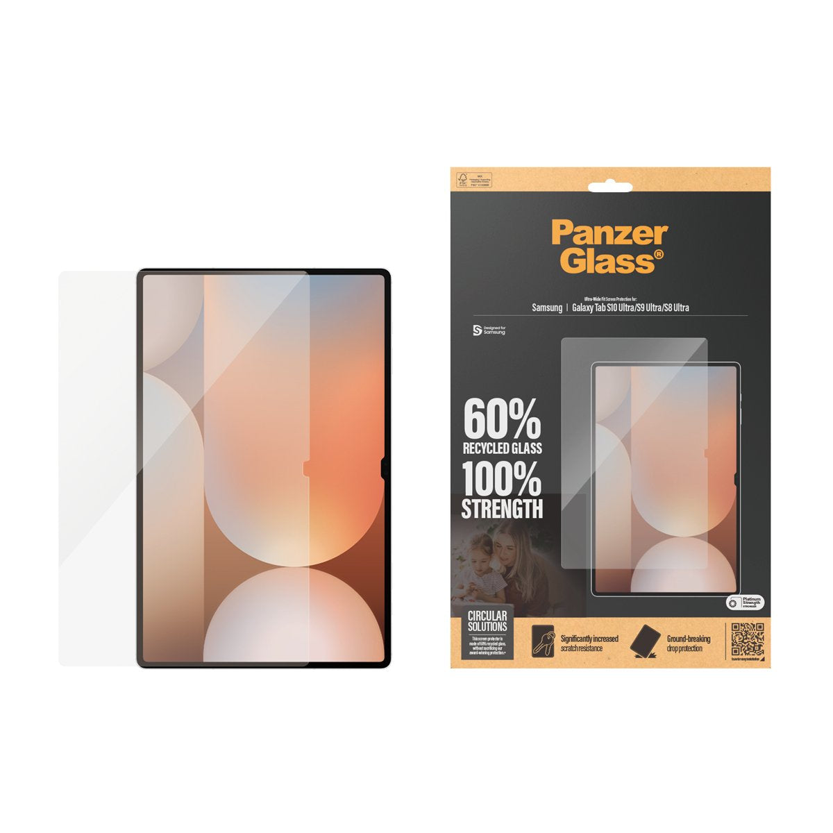 EAN 5715685013317 - PanzerGlass ® Screen Protector Samsung Galaxy Tab S8 Ultra | S9 Ultra | S10 Ultra | Ultra-Wide Fit Protec imagen 2
