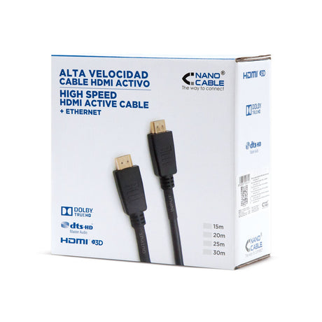 EAN 8433281006478 - Nanocable 10.15.1825 cable HDMI HDMI tipo A (Estándar) Negro imagen 5