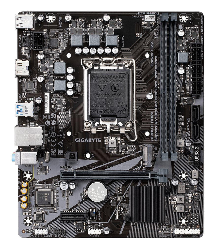 Placa Base Gigabyte H610m K Ddr4 Socket 1700 Micro Atx