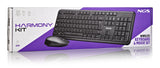 Ngs Kit Teclado Inalambrico Y Raton Inalambrico 1200dpi - Italiano - 12 Teclas Multimedia - Indicadores Led - Color