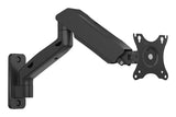 Brazo Para Monitor Icy Box Con Soporte De Pared Ib-Ms103-W Negro, Para Monitores De Hasta 32" 81cm  61075