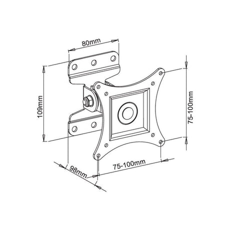 EAN 8054529023868 - Techly ICA-LCD 201WH soporte para TV 76,2 cm (30") Blanco imagen 4