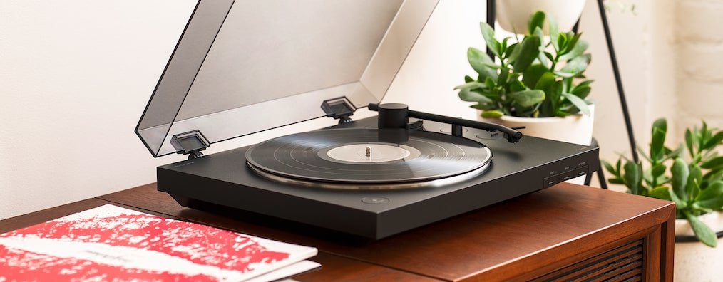 Sony Ps-Lx310bt Tocadiscos Con Salida De Audio Bluetooth Brazo Tonal 33 Y 45 Rpm Salida De Linea Y Fono