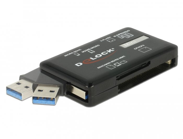 Lector De Tarjetas Externo Delock Superspeed Usb Cf / Sd / Micro Sd / Ms / M2 / Xd