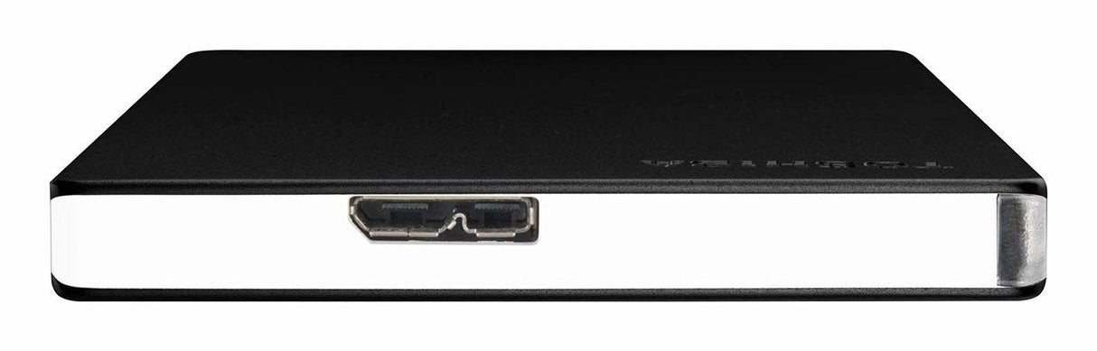 Disco Externo Hdd Toshiba Canvio Slim 2tb Black Ext  2.5 Usb3.0 Alu Finish            In
