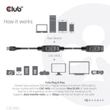 EAN 8719214471781 - CLUB3D CAC-1405 cable USB USB 3.2 Gen 2 (3.1 Gen 2) 10 m USB A Negro imagen 5