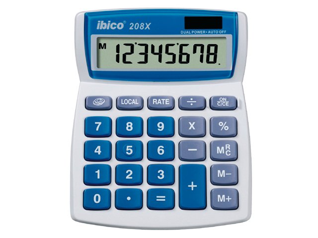 Ibico Calculadora 208 X 8 Digitos