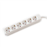 Value 6-Fach Steckdosenleiste Ohne Schalter, Wei, 3 M