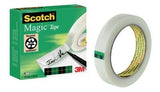 Scotch Magic Cinta Adhesiva Invisible 810 Rollo 19mm X 66m Caja Individual