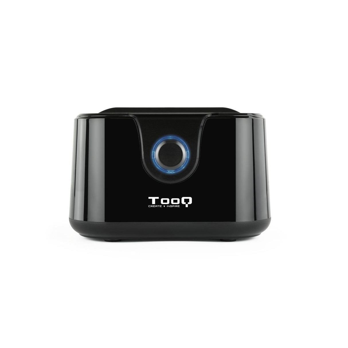 Tooq Docking Station Usb 3.0 - Hdd/Ssd 2.5", 3.5" Sata I,Ii,Iii - Boton De Clonacion - Copia De Seguridad - Negro