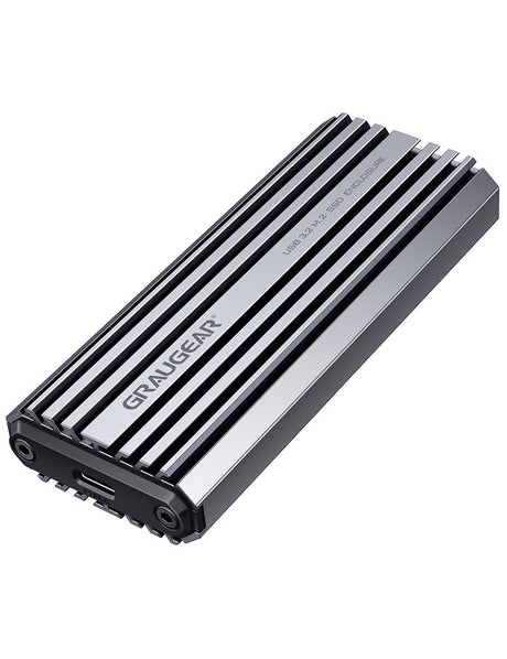 EAN 4260746550023 - GRAUGEAR G-M201-AC-10G caja para disco duro externo Caja externa para unidad de estado sólido (SSD) Gris  imagen 1